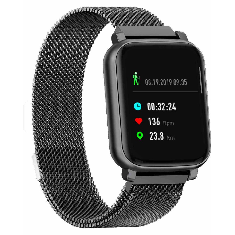 VOGUE Hera Smartwatch Black Stainless Steel Bracelet 200253