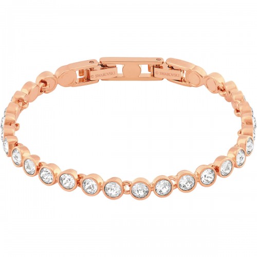SWAROVSKI Tennis Bracelet White Rose Gold Tone Plated 5039938