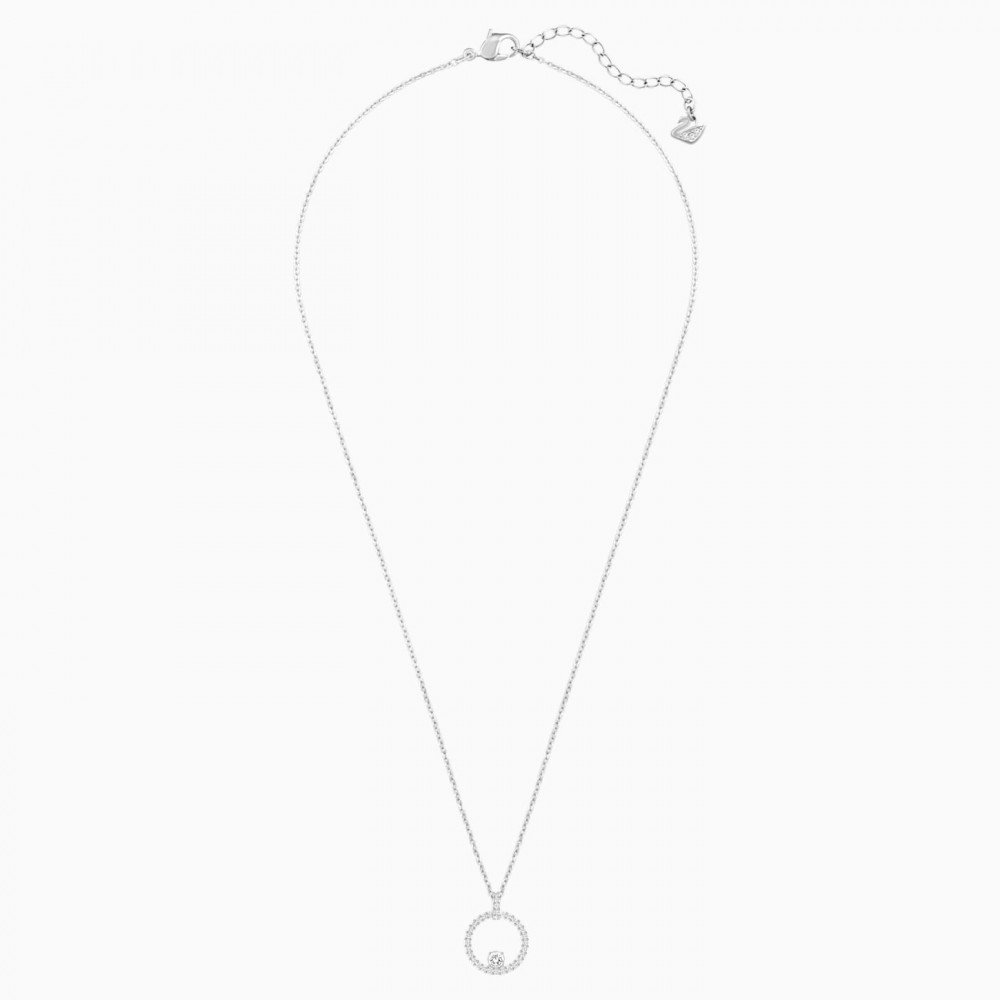 SWAROVSKI Creativity Circle Pendant White Rhodium Plated 5198686