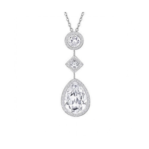 SWAROVSKI Folk Pendant White Rhodium Plated 5217777
