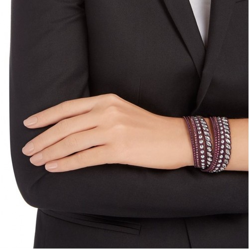 SWAROVSKI Power Collection Slake Pulse Bracelet Alcantara Fabric 5241516