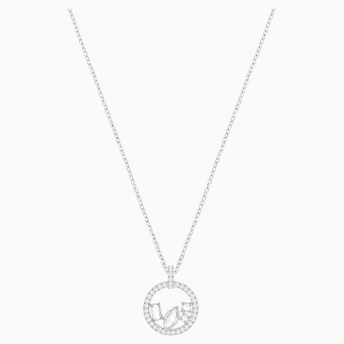SWAROVSKI Henrietta Pendant White Rhodium Plated 5351322
