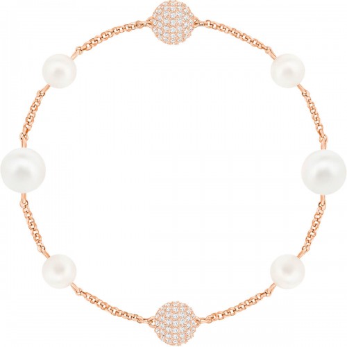 SWAROVSKI Remix collection Bracelet White Rose Gold Tone Plated 5365738