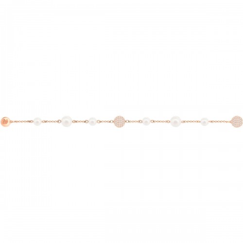 SWAROVSKI Remix collection Bracelet White Rose Gold Tone Plated 5365738