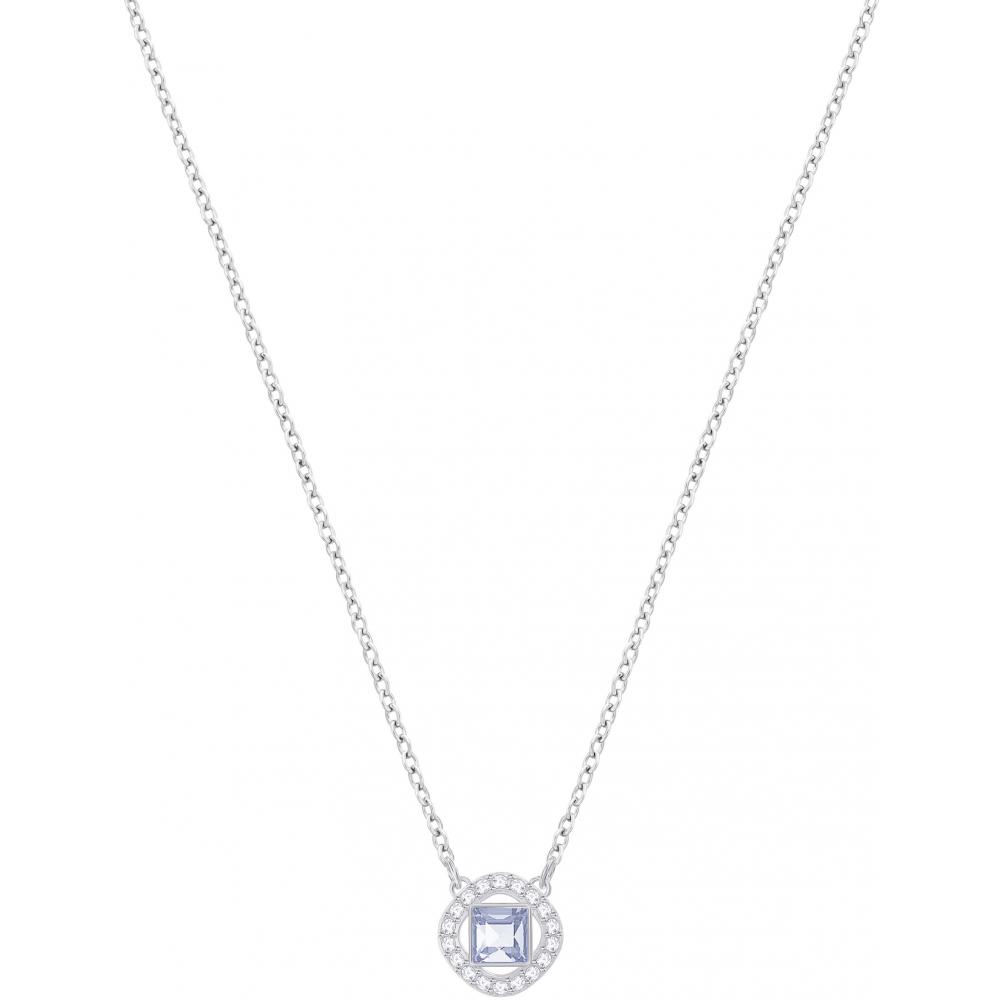 SWAROVSKI Angelic Square Neclace White Rhodium Plated 5368147