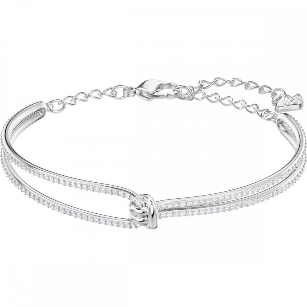 SWAROVSKI Lifelong Bangle White Rhodium Plated 5368552