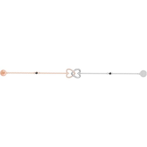 SWAROVSKI Remix collection Bracelet White Rose Gold Tone Plated Large 5451098