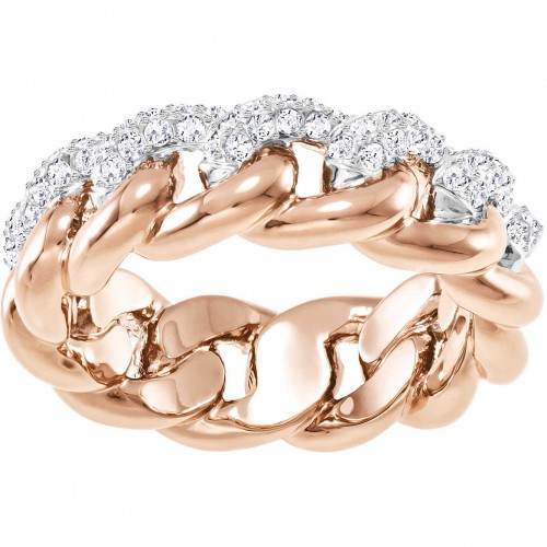 SWAROVSKI Lane Ring Rose-Gold Tone Plated 5412019