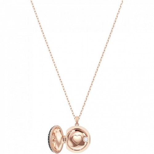 SWAROVSKI Locket Necklace Rose Gold Tone Plated 5421295