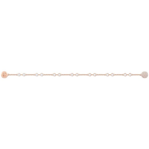 SWAROVSKI Remix Charm Bracelet White Rose Gold Tone Plated 5435651