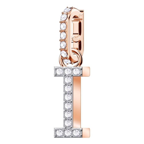 SWAROVSKI Remix Collection "I" Charm Rose Gold Tone Plated 5437611