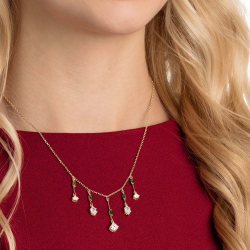 SWAROVSKI Oz Necklace White Gold Tone Plated 5455519