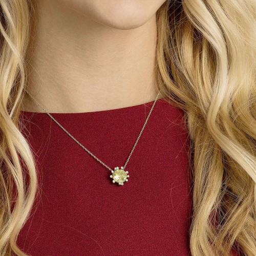 SWAROVSKI Olive Pendant Gold Tone Plated 5460988
