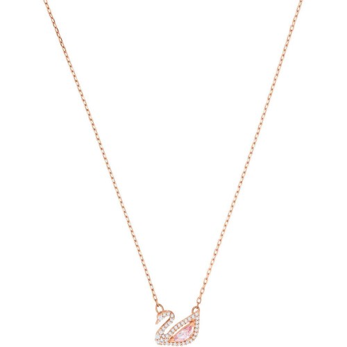 SWAROVSKI Dazzling Swan Pendant Rose Gold Tone Plated 5469989