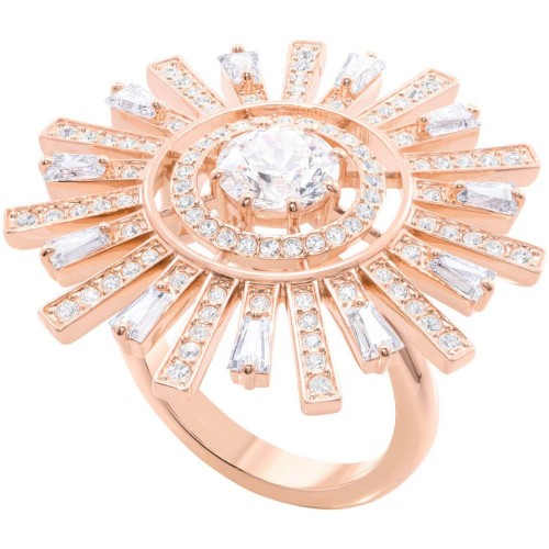SWAROVSKI Sunshine Cocktail Ring Rose-Gold Tone Plated 5482501