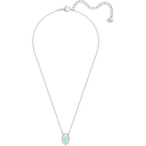 SWAROVSKI Sparkling DC Necklace White Rhodium Plated 5485721