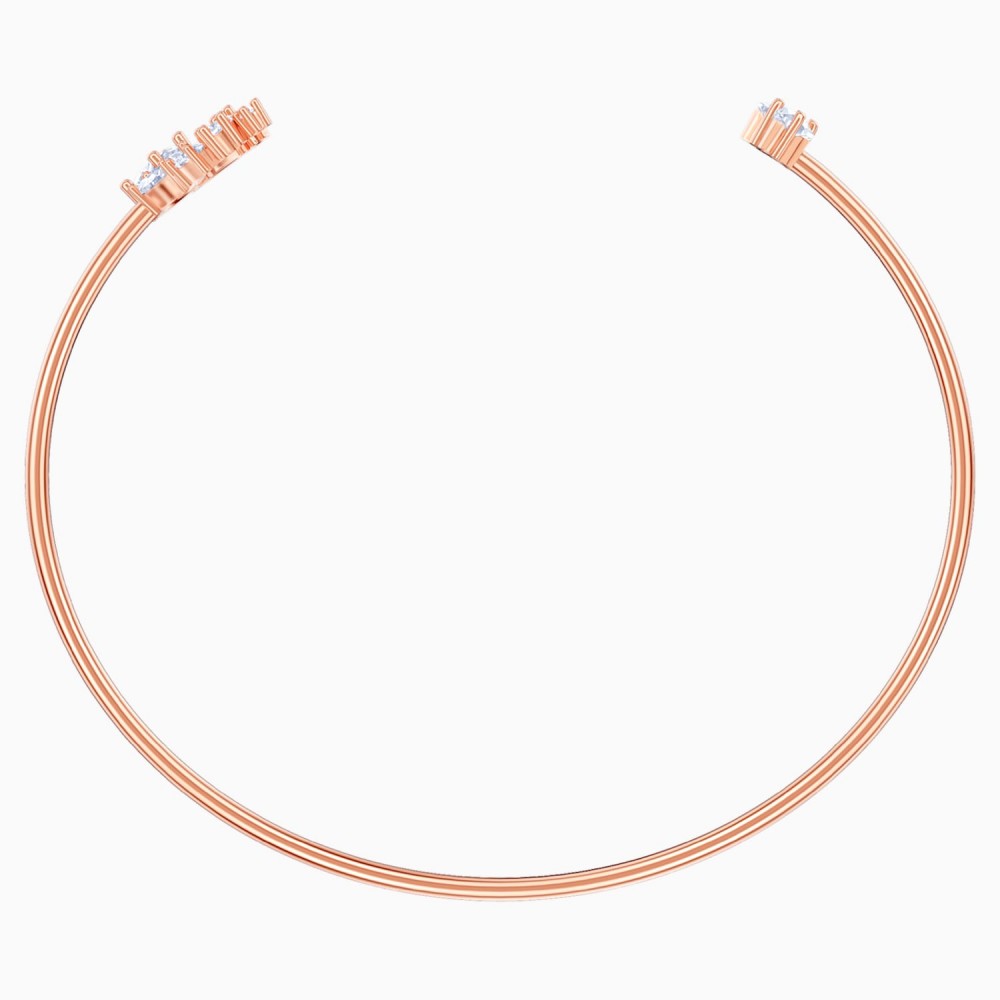 SWAROVSKI Atelier Moonsun Cuff White Rose Gold Tone Plated 5486816