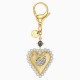SWAROVSKI Vintage Swan Bag Charm White Gold-Tone Plated 5494435