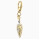 SWAROVSKI Vintage Swan Bag Charm White Gold-Tone Plated 5494435