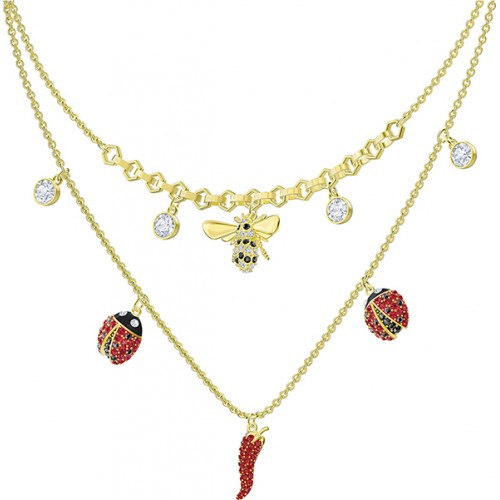SWAROVSKI Lisabel Necklace Gold Tone Plated 5498807