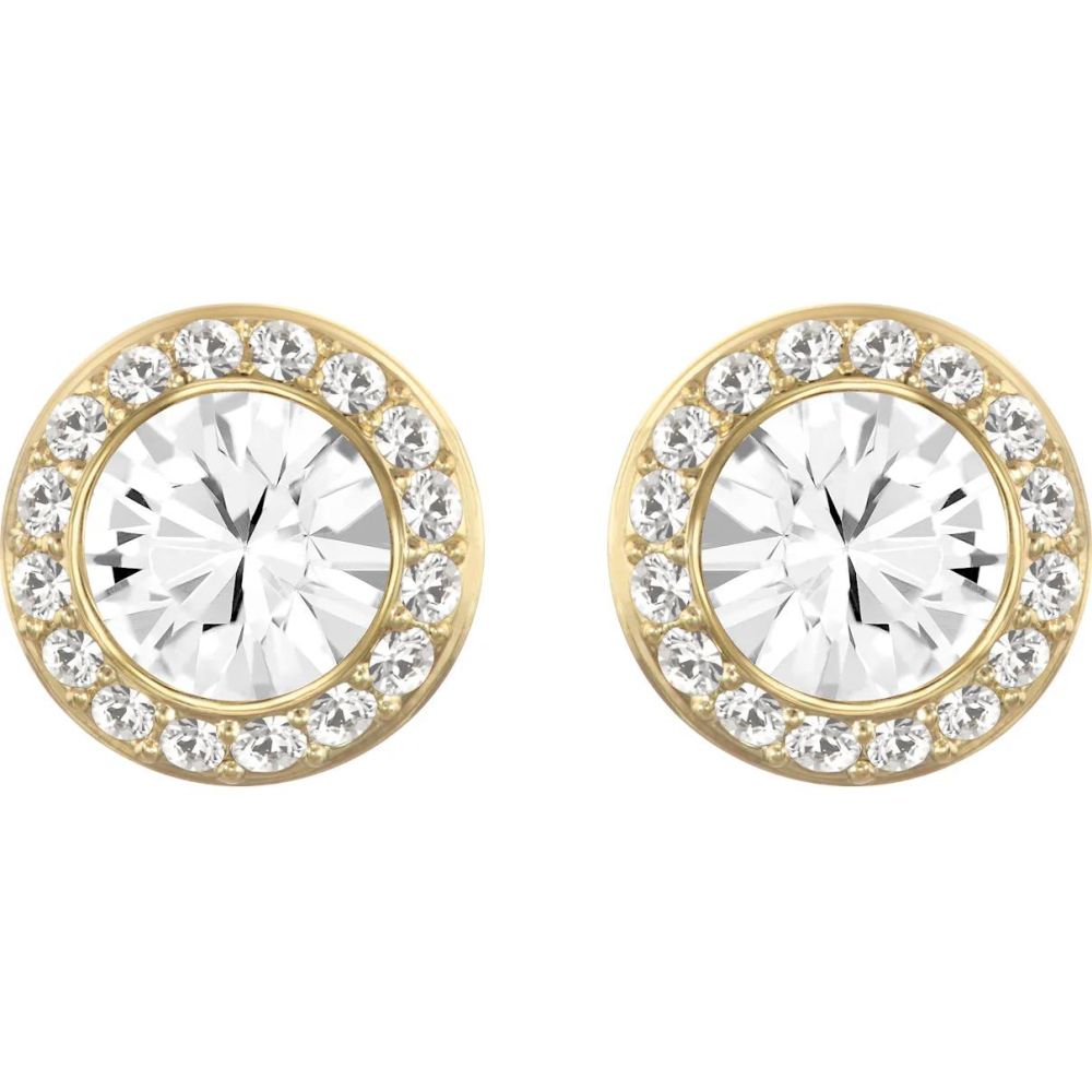 SWAROVSKI Angelic Pierced Earrings Gold Tone Plated 5505470