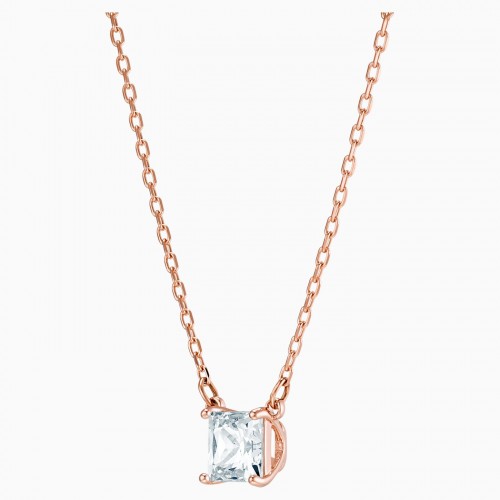 SWAROVSKI Attract Necklace White Rose Gold Rhodium Plated 5510698