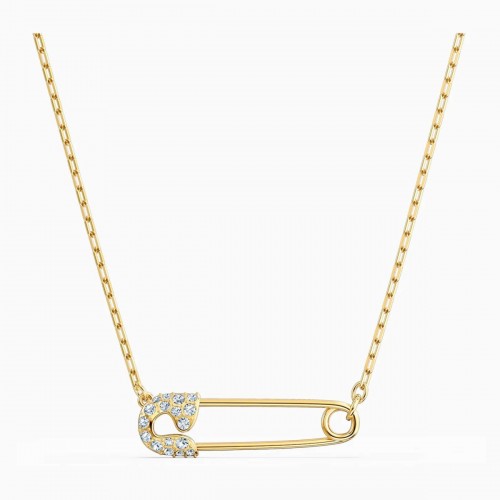 SWAROVSKI So Cool Pin Necklace Gold Tone Plated 5512760