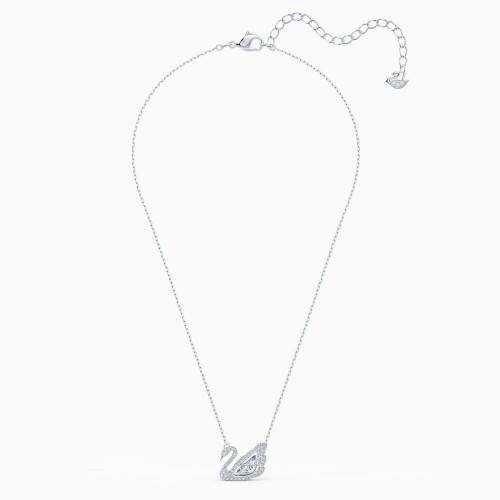 SWAROVSKI Dancing Swan Necklace White Rhodium Plated 5514421