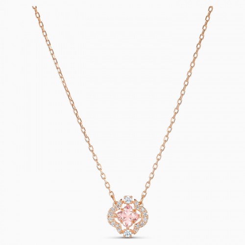 SWAROVSKI Attract Necklace White Rose Gold Rhodium Plated 5510698