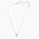 SWAROVSKI Lifelong Heart Pendant White Rhodium Plated 5517928
