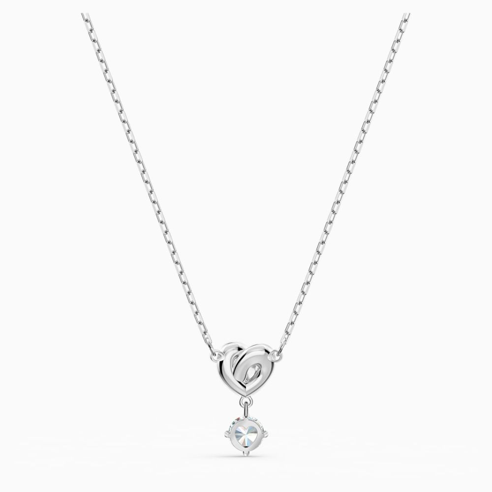 SWAROVSKI Lifelong Heart Pendant White Rhodium Plated 5517928