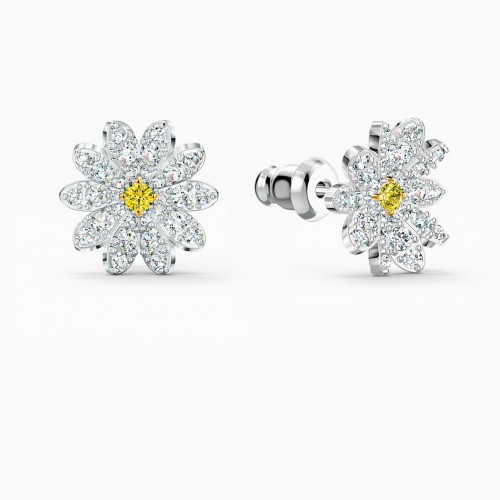 SWAROVSKI Eternal Flower Pierced Stud Yellow Mixed Plating 5518145