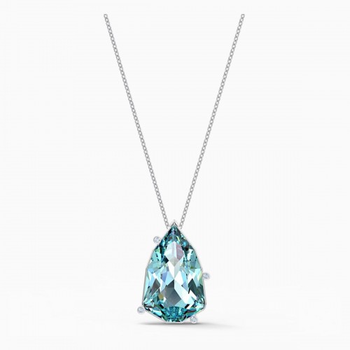 SWAROVSKI Sunny Necklace Green Rhodium Plated 5520494
