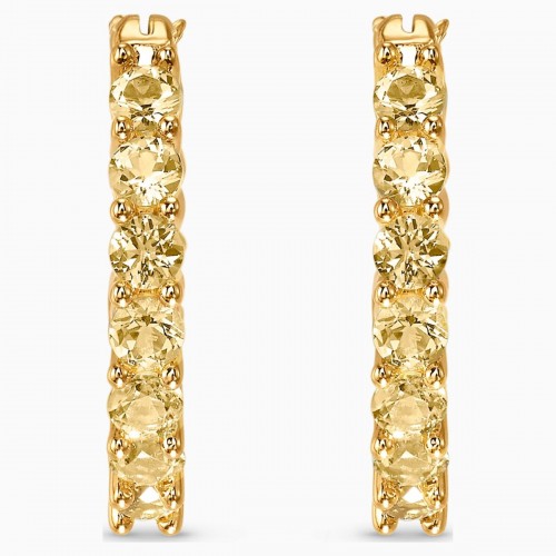 SWAROVSKI Vittore Hoop Pierced Earrings Gold Tone Plated 5522880