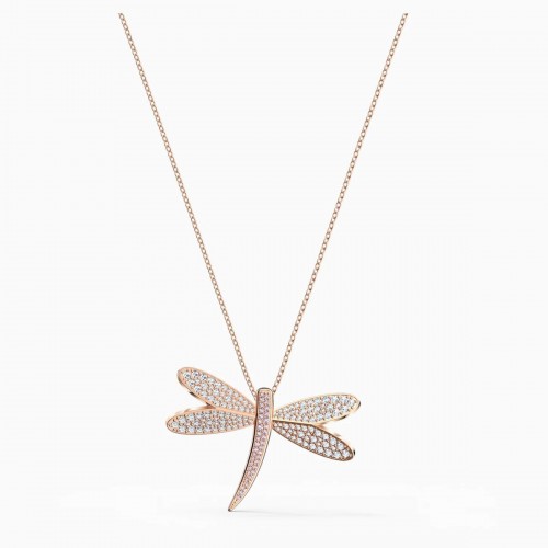 SWAROVSKI Eternal Flower Long Rose Gold Tone Plated 5524856