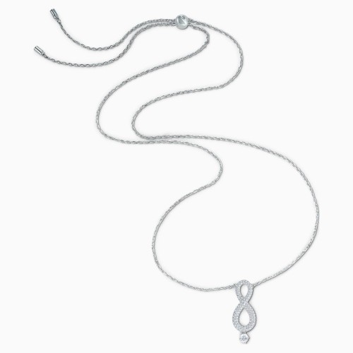 SWAROVSKI Infinity Neclace White Rhodium Plated 5537966