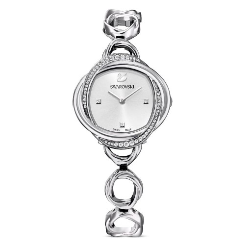 SWAROVSKI Crystal Flower Metal Bracelet Silver Tone Stainless Steel 5547622