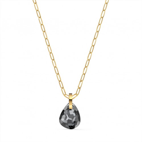 SWAROVSKI T Bar Pendant Gray Gold-Tone Plated 5558340