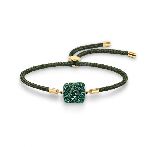 SWAROVSKI Power Earth Element Bracelet Green Gold Tone Plated 5558350