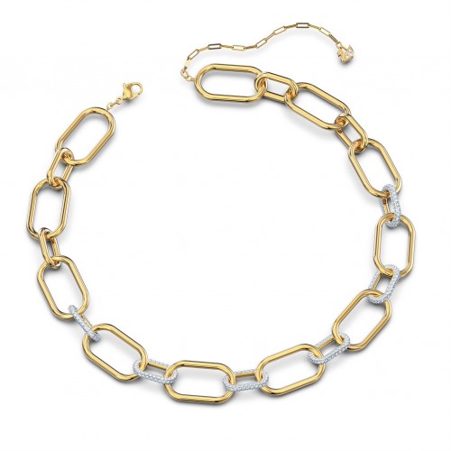 SWAROVSKI Time Necklace White Mixed Metal Finish 5558521