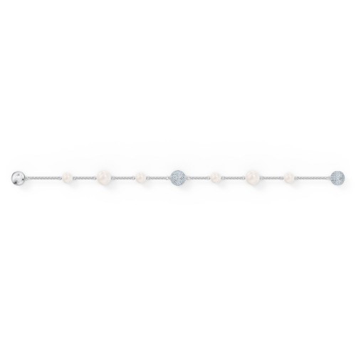 SWAROVSKI Remix Pearl Strand Bracelet White Rhodium Plated 5560665