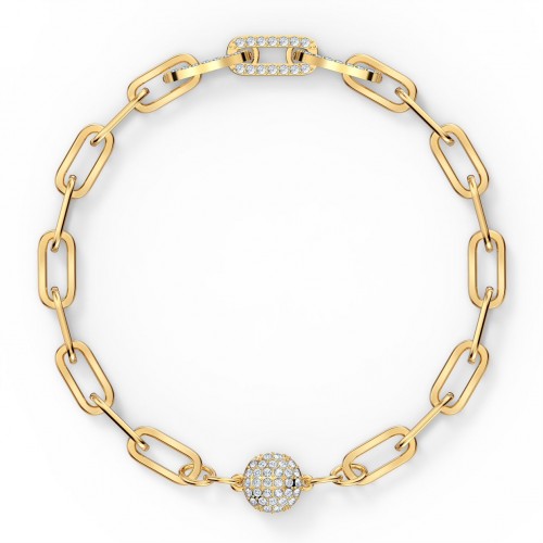 SWAROVSKI The Elements Chain Bracelet White Gold Tone Plated 5560666