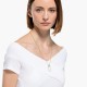 SWAROVSKI Time Long Pendant White Mixed Metal Plating 5560715