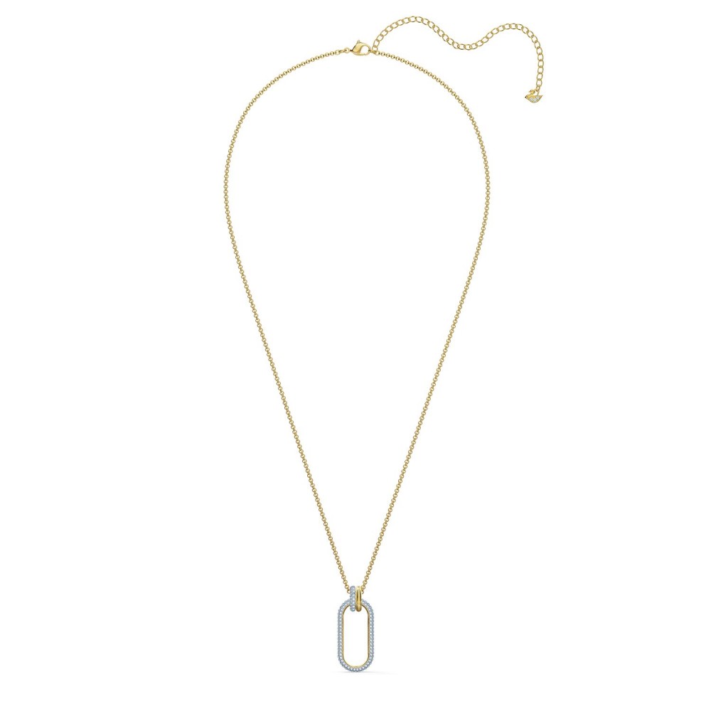 SWAROVSKI Time Long Pendant White Mixed Metal Plating 5560715