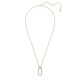 SWAROVSKI Time Long Pendant White Mixed Metal Plating 5560715