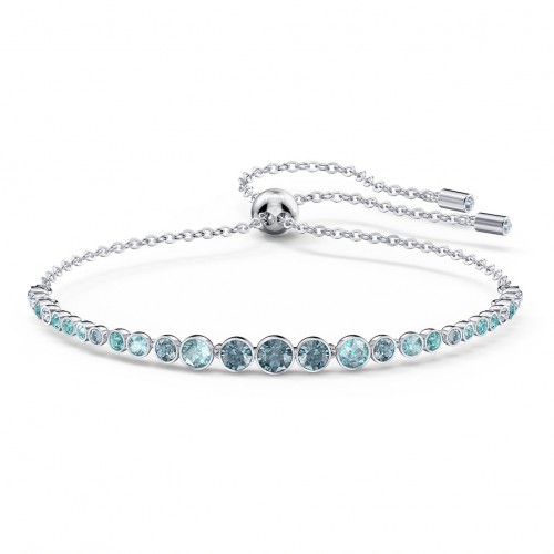 SWAROVSKI Emily Gradient Bracelet Blue Rhodium Plated 5562130