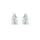 SWAROVSKI Attract Pear Stud Pierced Earrings White Rhodium Plated 5563121