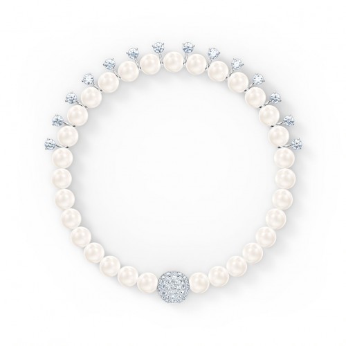 SWAROVSKI Treasure Pearl Bracelet White Rhodium Plated 5563291