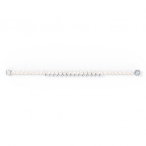 SWAROVSKI Treasure Pearl Bracelet White Rhodium Plated 5563291