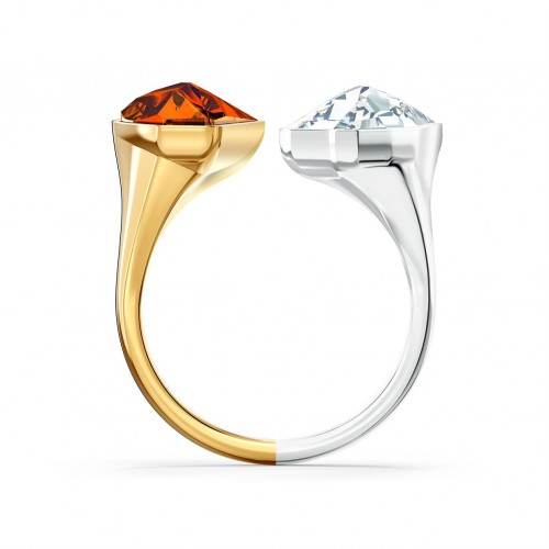 SWAROVSKI The Elements Ring Red Mixed Metal Finish 5563512